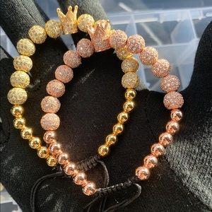 Bracelet Luxury Rose Gold and gold Unisex